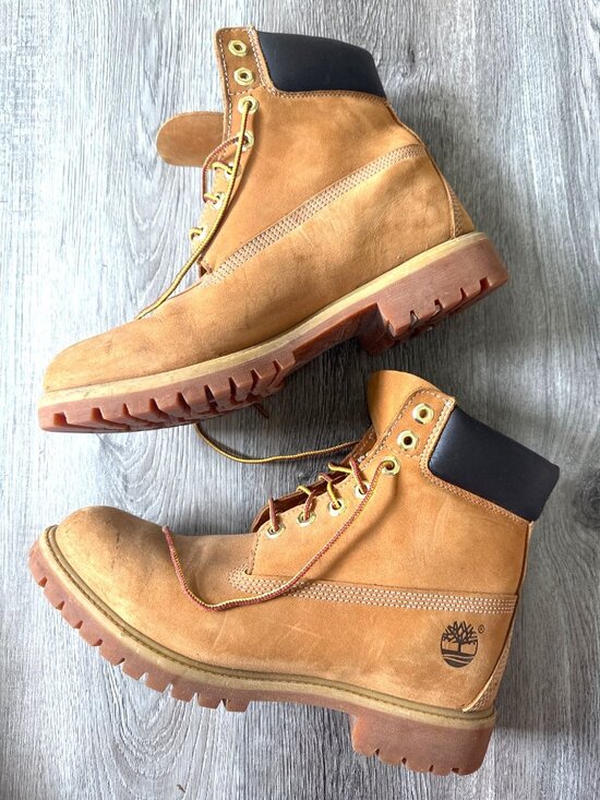 Timberland Men\'s 6-Inch Premium Waterproof Nubuck Leather Boots Size 9 main image 10